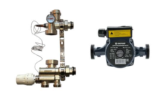 Насосно смесительный узел 20-80°С PROFITT PF.102.1065 CP (с насосом СР 25-60 130)